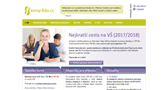 Desktop Screenshot of kurzy-fido.cz